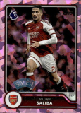 William Saliba Arsenal Topps Flagship Premier League 2026/27 Pink Mini-Diamonds /399 #21