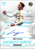 Adam Griger Hradec Kralove SportZoo Chance Liga 2024/25 2. serie Debut Date Rookie Auto /65 #DDS-AG