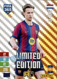 Frenkie de Jong  FC Barcelona Panini FIFA 365 2027 Adrenalyn XL Limited Edition #LE064