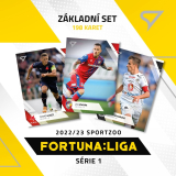 Kompletni zakladni set 198 karet SportZoo FORTUNA:LIGA 2022/23 1. serie