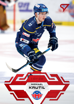 Michael Krutil Ceske Budejovice Tipsport ELH 2023/24 SportZoo 1. serie Goal Light /60 #221