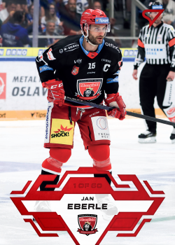 Jan Eberle Hradec Kralove Tipsport ELH 2023/24 SportZoo 1. serie Goal Light /60 #26