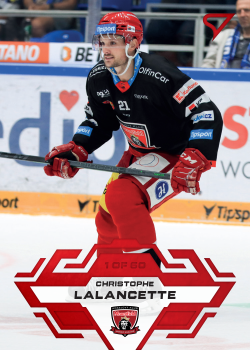 Christophe Lalancette Hradec Kralove Tipsport ELH 2023/24 SportZoo 1. serie Goal Light /60 #30