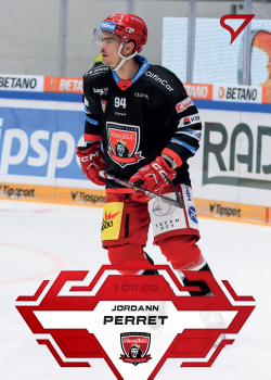 Jordann Perret Hradec Kralove Tipsport ELH 2023/24 SportZoo 1. serie Goal Light /60 #33