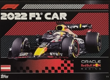 Red Bull Racing Car Red Bull Racing Topps F1 Turbo Attax 2022 F1 Teams #11