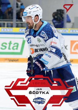 Jan Scotka Kometa Brno Tipsport ELH 2023/24 SportZoo 1. serie Goal Light /60 #116