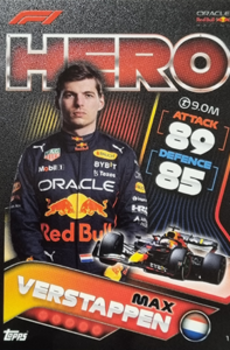 Max Verstappen Red Bull Racing Topps F1 Turbo Attax 2022 F1 Teams #13