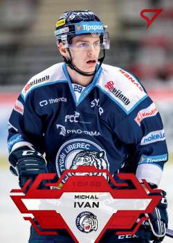 Michal Ivan Liberec Tipsport ELH 2023/24 SportZoo 1. serie Goal Light /60 #94