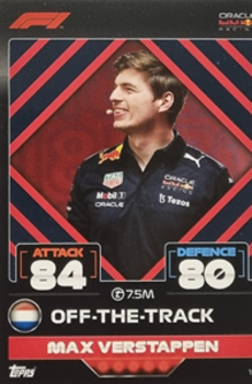 Max Verstappen Red Bull Racing Topps F1 Turbo Attax 2022 F1 Teams #15
