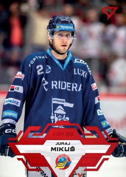 Juraj Mikus Vitkovice Tipsport ELH 2023/24 SportZoo 1. serie Goal Light /60 #59