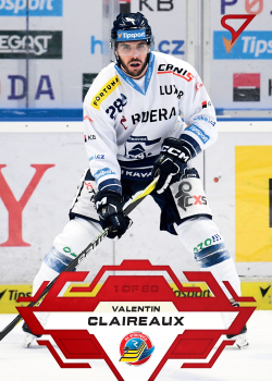 Valentin Claireaux Vitkovice Tipsport ELH 2023/24 SportZoo 1. serie Goal Light /60 #64
