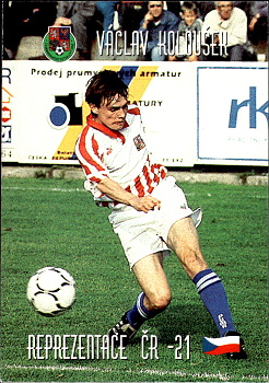 V. Kolousek Czech Republic U21 PAPYRO 1. ceska fotbalova liga 1996/97 #35