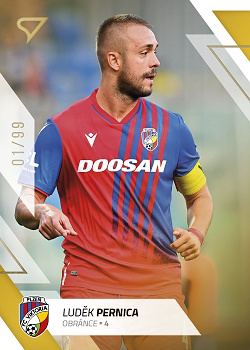 Ludek Pernica Viktoria Plzen SportZoo FORTUNA:LIGA 2022/23 2. serie Gold /99 #201