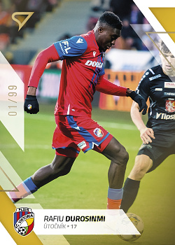 Rafiu Durosinmi Viktoria Plzen SportZoo FORTUNA:LIGA 2022/23 2. serie Gold /99 #208