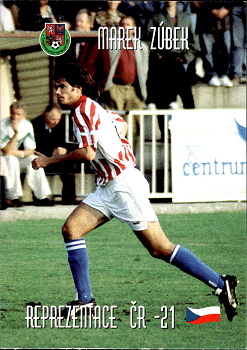 M. Zubek Czech Republic U21 PAPYRO 1. ceska fotbalova liga 1996/97 #45