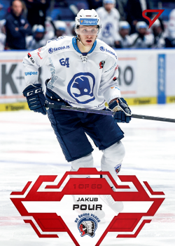 Jakub Pour Plzen Tipsport ELH 2023/24 SportZoo 1. serie Goal Light /60 #213