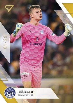 Jiri Borek Slovacko SportZoo FORTUNA:LIGA 2022/23 2. serie Gold /99 #239