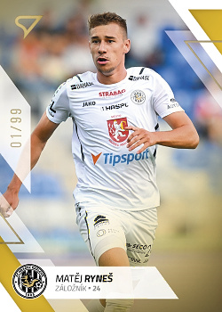 Matej Rynes Hradec Kralove SportZoo FORTUNA:LIGA 2022/23 2. serie Gold /99 #267