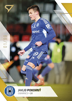 Jakub Pokorny Sigma Olomouc SportZoo FORTUNA:LIGA 2022/23 2. serie Gold /99 #284