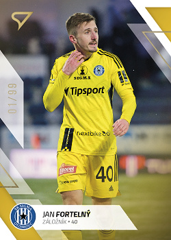 Jan Fortelny Sigma Olomouc SportZoo FORTUNA:LIGA 2022/23 2. serie Gold /99 #287