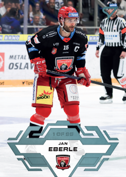 Jan Eberle Hradec Kralove Tipsport ELH 2023/24 SportZoo 1. serie Ice Reflection /95 #26