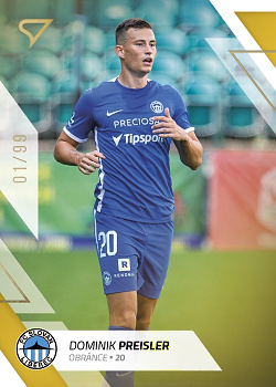 Dominik Preisler Liberec SportZoo FORTUNA:LIGA 2022/23 2. serie Gold /99 #297