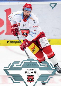 Radek Pilar Hradec Kralove Tipsport ELH 2023/24 SportZoo 1. serie Ice Reflection /95 #34