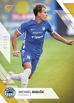 Michael Rabusic Liberec SportZoo FORTUNA:LIGA 2022/23 2. serie Gold /99 #305
