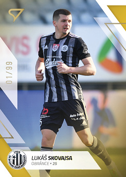Lukas Skovajsa Ceske Budejovice SportZoo FORTUNA:LIGA 2022/23 2. serie Gold /99 #307