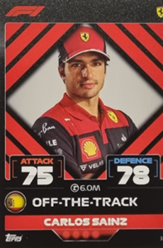 Carlos Sainz Ferrari Topps F1 Turbo Attax 2022 F1 Teams #33
