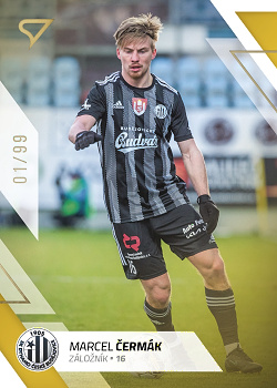 Marcel Cermak Ceske Budejovice SportZoo FORTUNA:LIGA 2022/23 2. serie Gold /99 #309