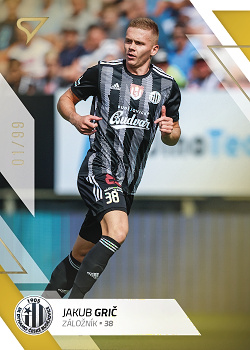 Jakub Gric Ceske Budejovice SportZoo FORTUNA:LIGA 2022/23 2. serie Gold /99 #310