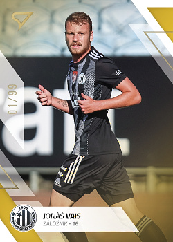 Jonas Vais Ceske Budejovice SportZoo FORTUNA:LIGA 2022/23 2. serie Gold /99 #312
