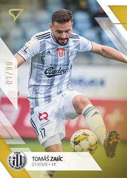 Tomas Zajic Ceske Budejovice SportZoo FORTUNA:LIGA 2022/23 2. serie Gold /99 #315