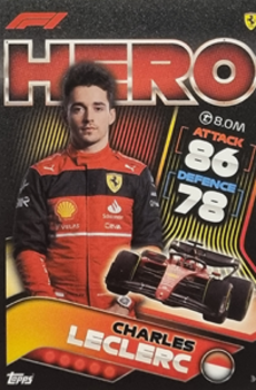 Charles Leclerc Ferrari Topps F1 Turbo Attax 2022 F1 Teams #34