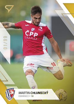 Martin Chlumecky Pardubice SportZoo FORTUNA:LIGA 2022/23 2. serie Gold /99 #319