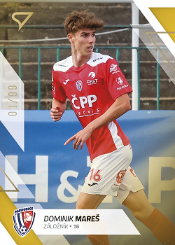 Dominik Mares Pardubice SportZoo FORTUNA:LIGA 2022/23 2. serie Gold /99 #322