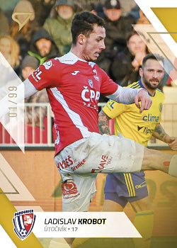 Ladislav Krobot Pardubice SportZoo FORTUNA:LIGA 2022/23 2. serie Gold /99 #326