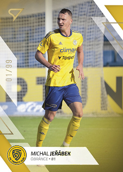 Michal Jerabek Zlin SportZoo FORTUNA:LIGA 2022/23 2. serie Gold /99 #329