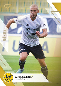 Marek Hlinka Zlin SportZoo FORTUNA:LIGA 2022/23 2. serie Gold /99 #332