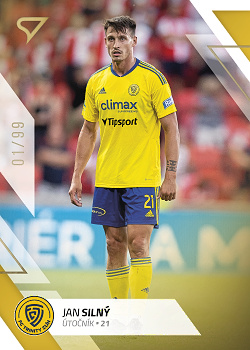 Jan Silny Zlin SportZoo FORTUNA:LIGA 2022/23 2. serie Gold /99 #339