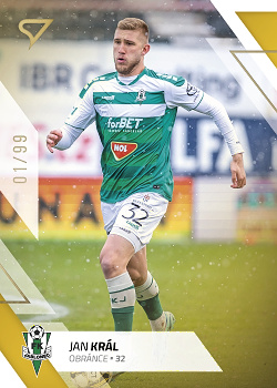Jan Kral Jablonec SportZoo FORTUNA:LIGA 2022/23 2. serie Gold /99 #341