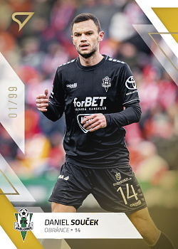 Daniel Soucek Jablonec SportZoo FORTUNA:LIGA 2022/23 2. serie Gold /99 #343