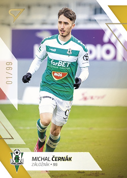 Michal Cernak Jablonec SportZoo FORTUNA:LIGA 2022/23 2. serie Gold /99 #345