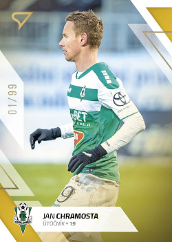 Jan Chramosta Jablonec SportZoo FORTUNA:LIGA 2022/23 2. serie Gold /99 #347
