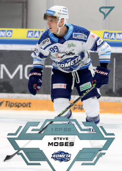 Steve Moses Kometa Brno Tipsport ELH 2023/24 SportZoo 1. serie Ice Reflection /95 #123