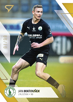 Jan Matousek Bohemians Praha SportZoo FORTUNA:LIGA 2022/23 2. serie Gold /99 #358