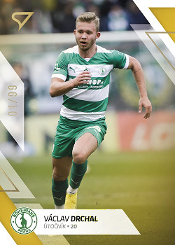Vaclav Drchal Bohemians Praha SportZoo FORTUNA:LIGA 2022/23 2. serie Gold /99 #359