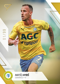Matej Hybs Teplice SportZoo FORTUNA:LIGA 2022/23 2. serie Gold /99 #363