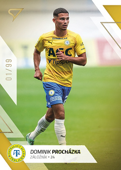 Dominik Prochazka Teplice SportZoo FORTUNA:LIGA 2022/23 2. serie Gold /99 #366